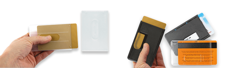 Fundas protectoras para tarjetas