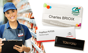 Placas identificativas para tiendas minoristas