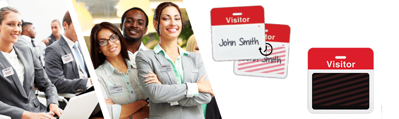 Tarjetas identificativas para visitantes