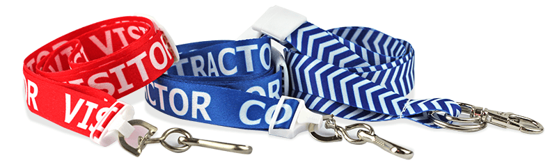 Lanyards para visitantes