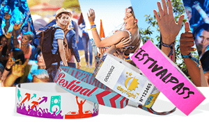Pulseras para festivales y conciertos
