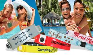 Pulseras para hoteles y campings