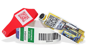 Pulseras con códigos de barras