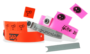 Pulseras con lengüetas