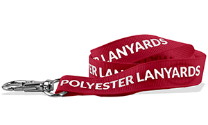 Lanyards personalizados económicos de 15 mm para eventos - 1 color de impresión
