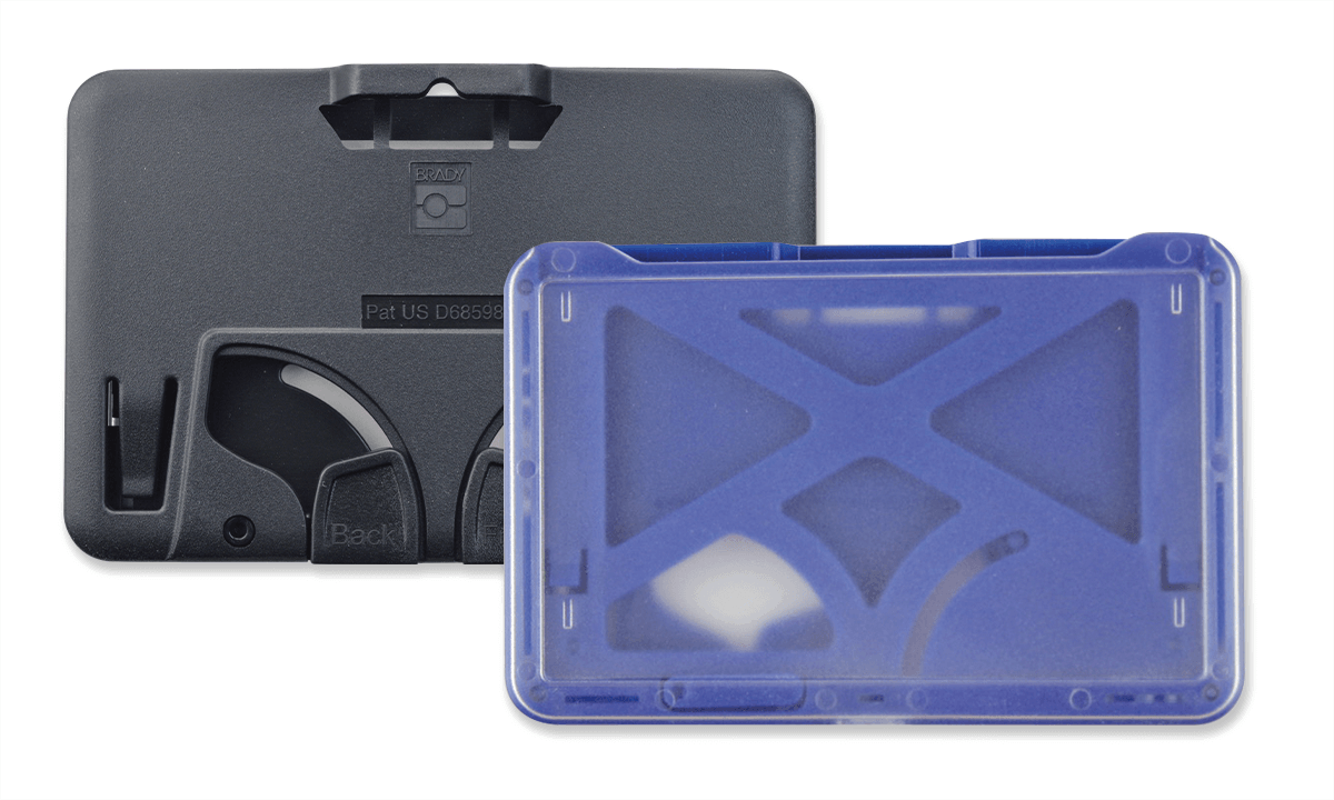 Porta tarjeta rígido horizontal B-Holder para tres tarjetas con palancas de extracción
