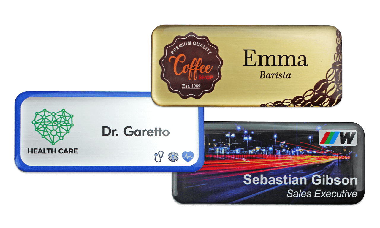 Identificadores Impress Premium, 75 x 32 mm