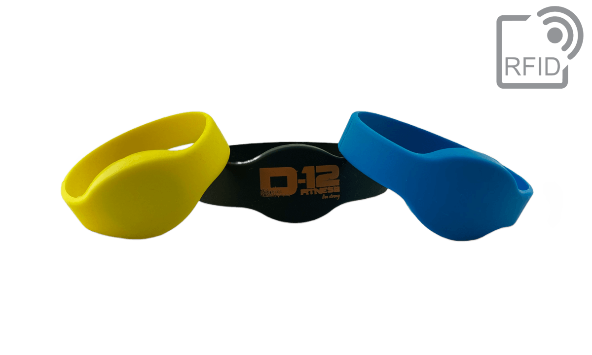 Pulseras ovaladas de silicona RFID