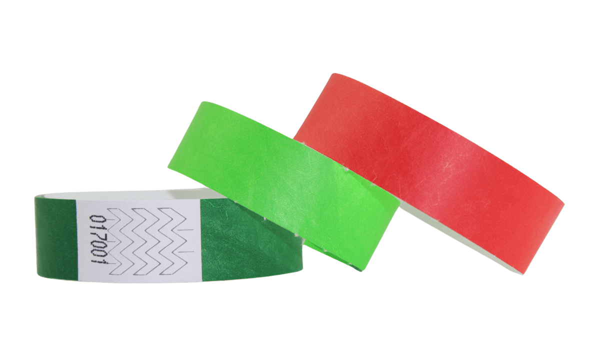 Pulseras de Tyvek 19 mm