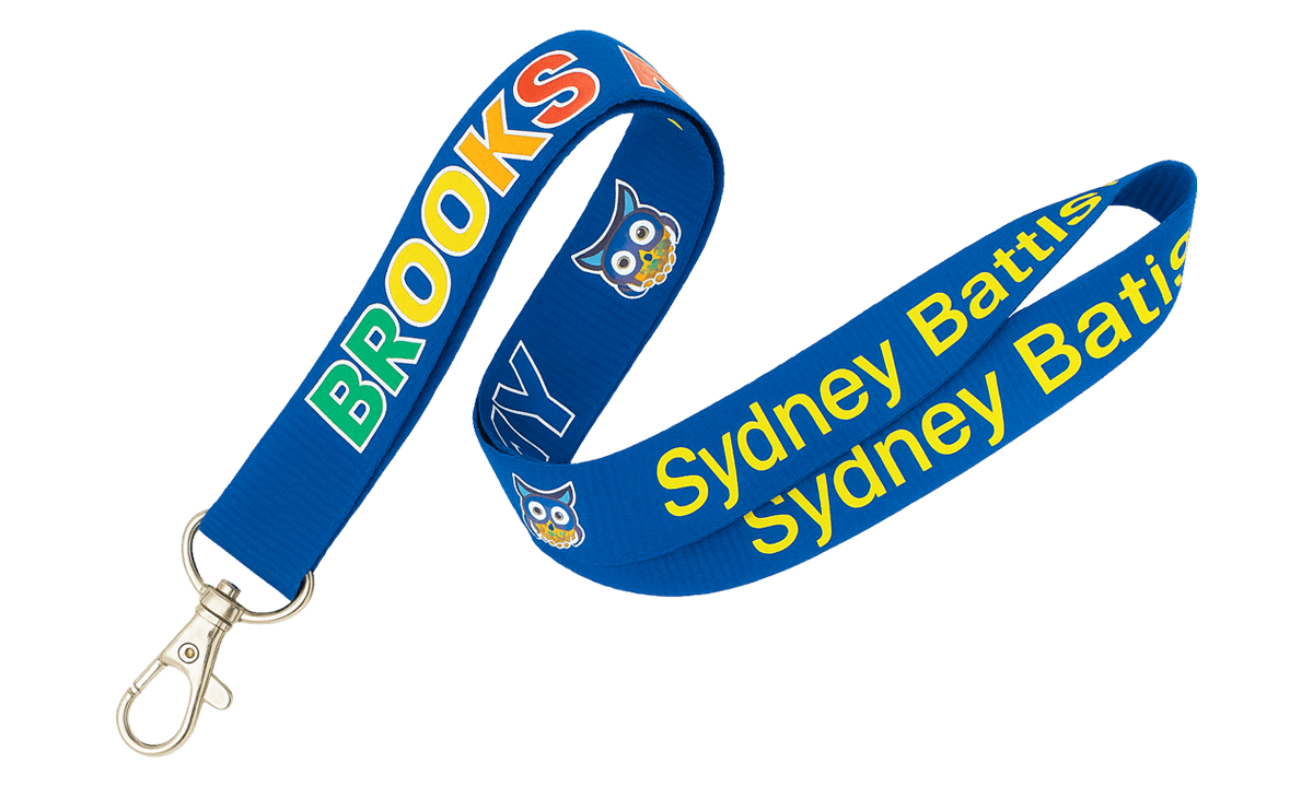 Lanyards True Color personalizados 20 mm - Impresión a todo color