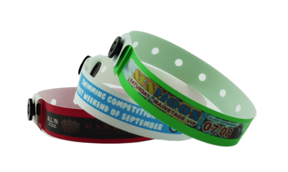 Pulseras de plástico 13 mm con impresión