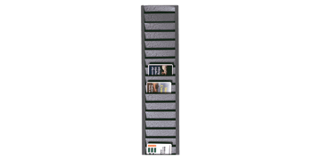 Tarjetero de pared metálico (para 40 tarjetas verticalmente)