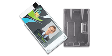 Porta tarjeta de proximidad rígido para dos tarjetas