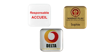 Identificadores Impress Premium, 32 x 32 mm
