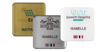 Identificadores Impress Premium, 50 x 50 mm