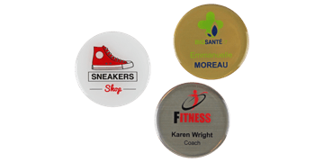 Identificadores Impress Premium redondos, 50 mm