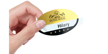 Identificadores reutilizables Selfit® PRO SingleLine, 70 X 40 mm, Forma oval