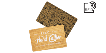 Tarjetas RFID de madera