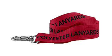 Lanyards personalizados económicos de 20 mm para eventos - 1 color de impresión