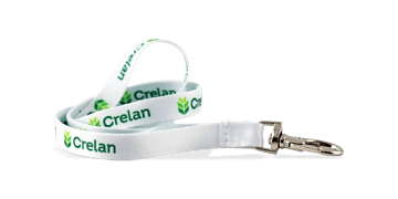 Lanyards personalizados de poliéster satinado 10 mm - Impresión a todo color