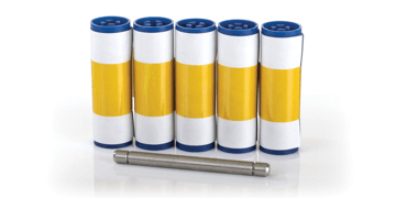 Kit de rodillos de limpieza Magicard 300/600/E+ (5 rodillos, 1 barra de fijación)