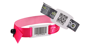 Pulseras de tela con placa deslizante