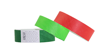 Pulseras de Tyvek 19 mm
