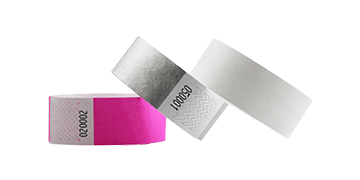 Pulseras de Tyvek 25 mm