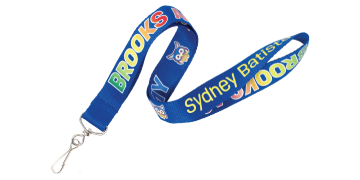 Lanyards True Color personalizados de poliéster reciclado 15 mm - Impresión a todo color
