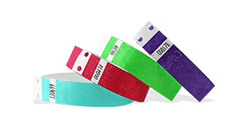 Pulseras Tyvek pre-numeradas, 19 mm