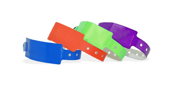 Pulseras de vinilo 25 mm, sin impresión