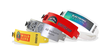 Pulseras de vinilo 25 mm impresión digital de calidad fotográfica