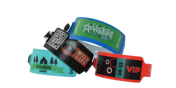 Pulseras de plástico 25 mm con impresión