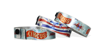 Pulseras holográficas 19 mm "Stars" con una impresión digital de calidad fotográfica