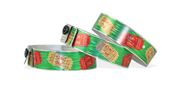 Pulseras holográficas 19 mm "Rain" con una impresión digital de calidad fotográfica