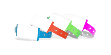 Pulseras de vinilo 25 mm de escritura