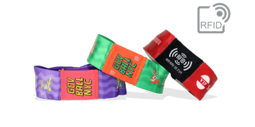 Pulseras de tela PDC Smart® con placa RFID integrada