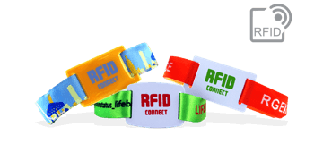Pulseras de tela PDC Smart® con placa RFID deslizante