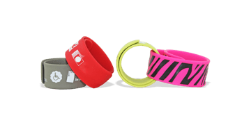 Pulseras Rollband de silicona, 25 x 230 mm