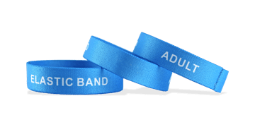 Pulseras elásticas personalizadas, tamaño grande