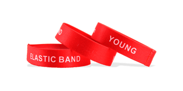 Pulseras elásticas personalizadas, tamaño medio
